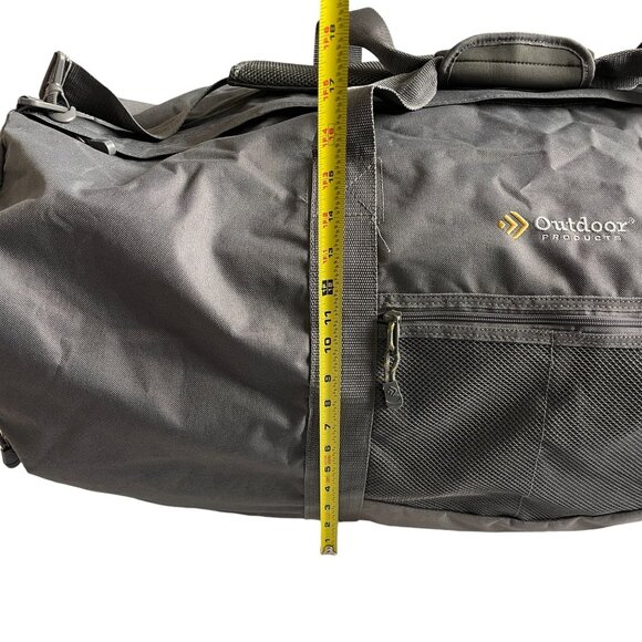 Outdoor Products Giant Grey Duffle Bag Water-Resistant With Shoulder Strap & Zip - Picture 11 of 16